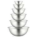 Nutrichef Stainless Steel Mixing Bowl Set NCMB6PC